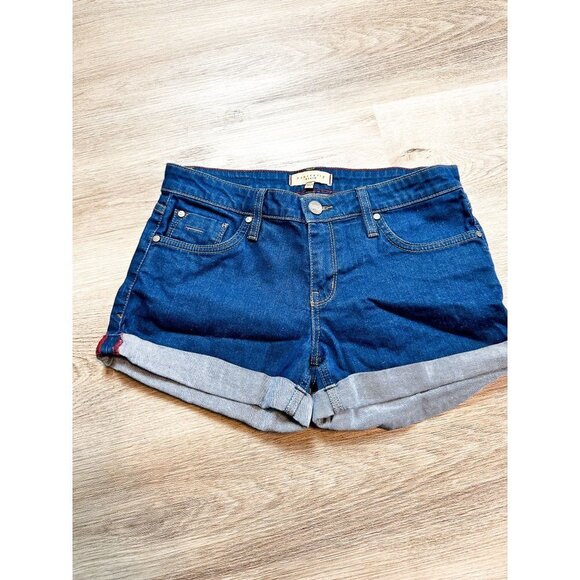 Sanctuary Cuffed Hem Medium Wash Denim Shorts Womens 26 Festival - Picture 1 of 5